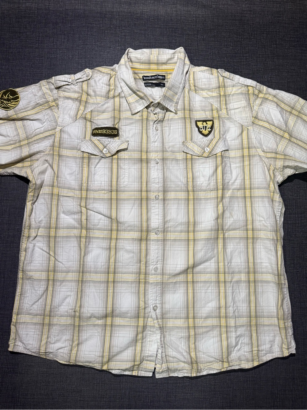 vintage ecko button up